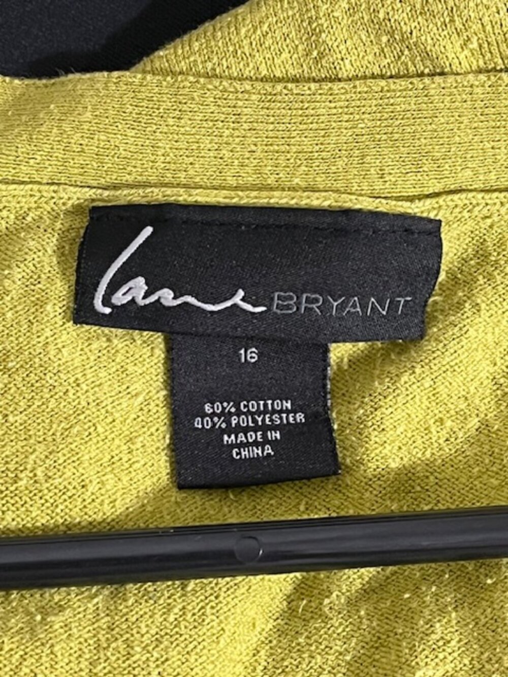 Lane Bryant Olive Green Cardigan Sweater Size 16 - Picture 11 of 12